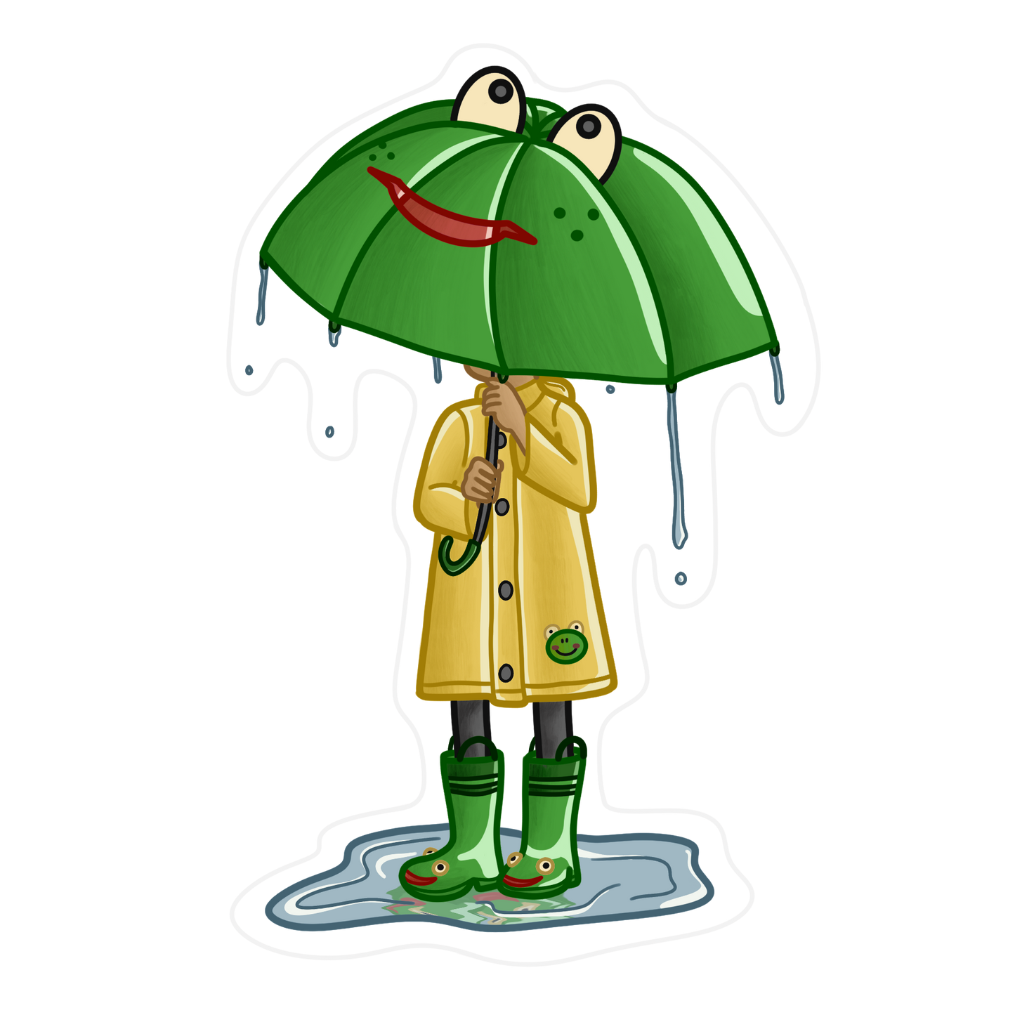 Rainy Days Vinyl Sticker