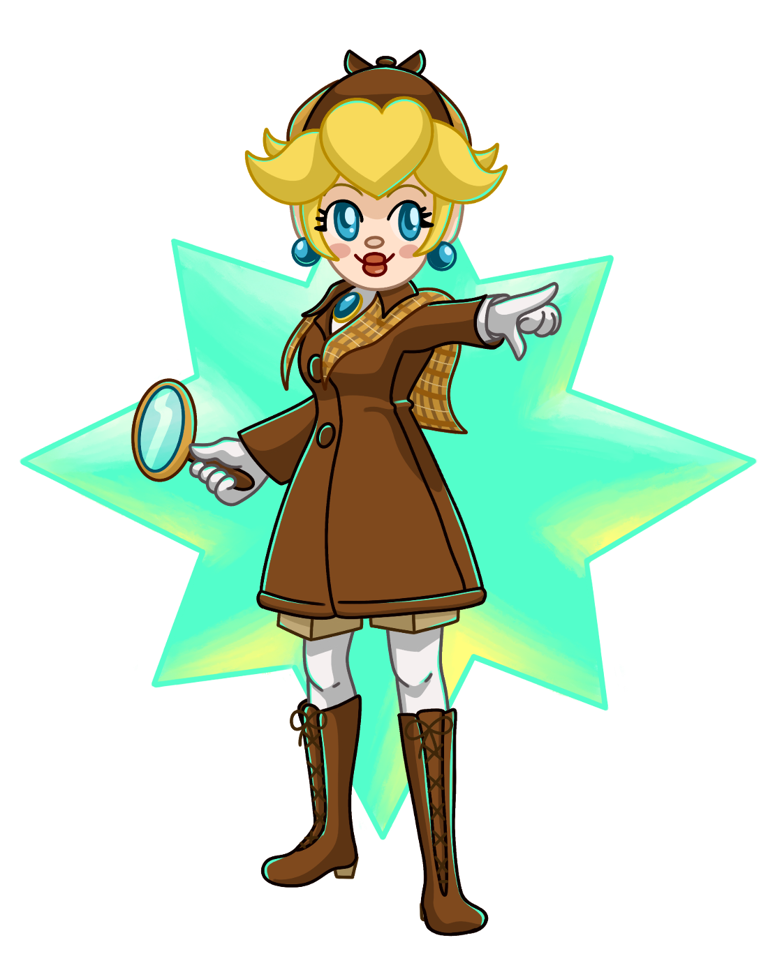 Princess Peach Showtime Vinyl Sticker