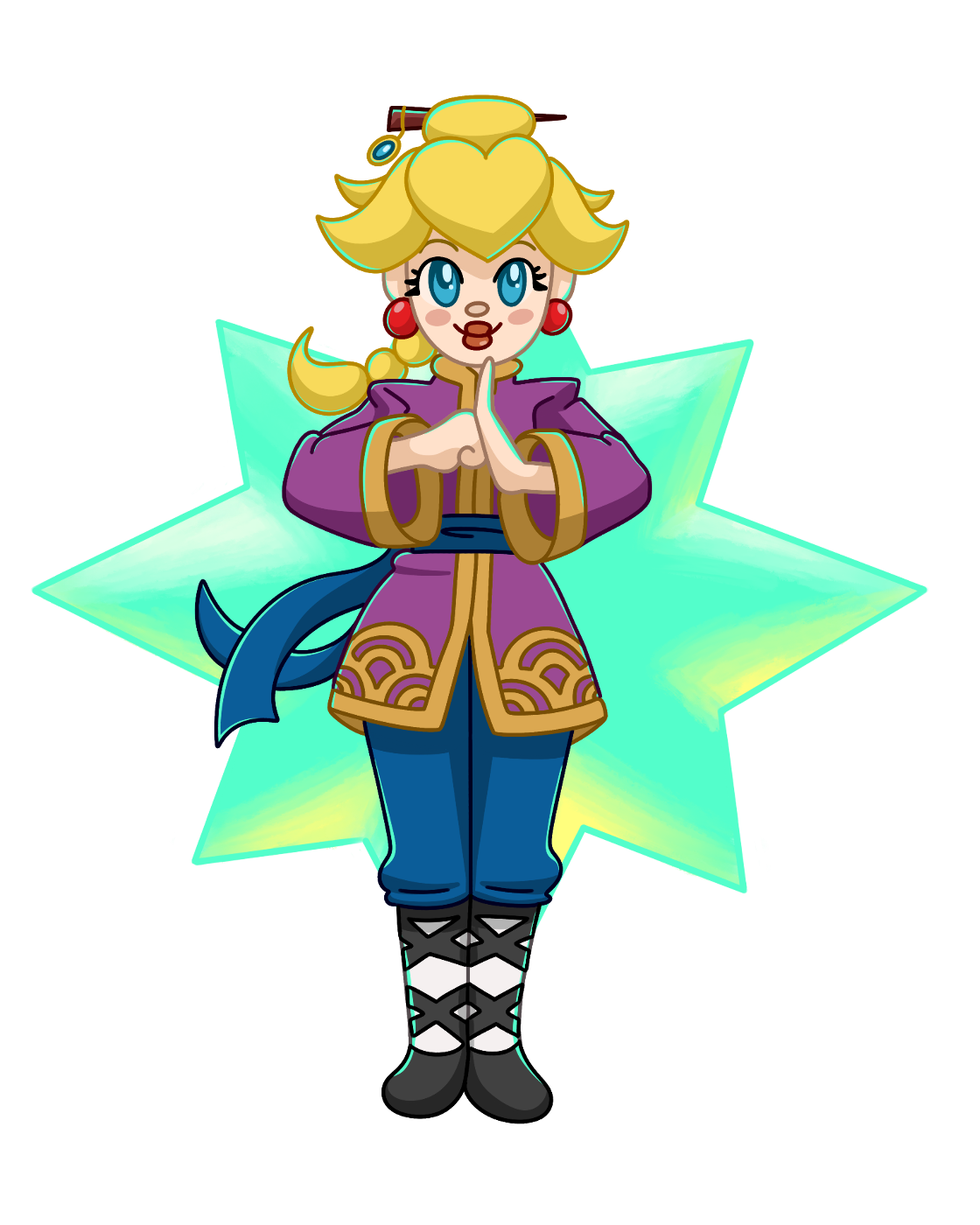 Princess Peach Showtime Vinyl Sticker