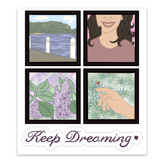 'Keep Dreaming' Vinyl Sticker Pack
