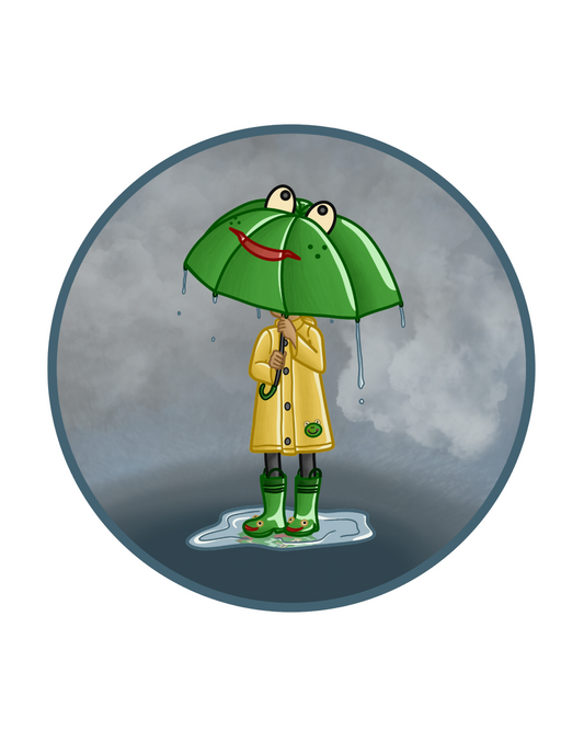 Rainy Days Pinback Button